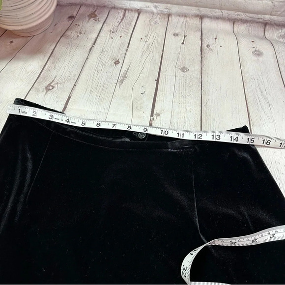 vintage bonnie & norma black velour full skirt sz large - Picture 4 of 8